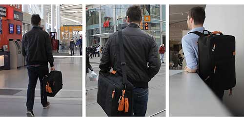 Standard's Carry-on wearable 3 ways
